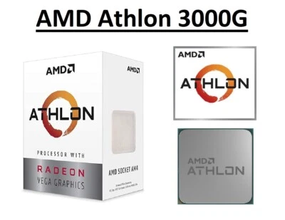 AMD Athlon 3000G Dual Core Processor 3.5 GHz,Socket AM4, 35W CPU  - Image 1 of 4