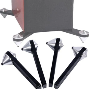 4pcs Combined Isolation Feet HIFI Speaker Subwoofer Spike Bracket Shock Absorber - Photo 1/9