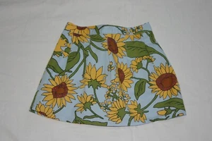 Gymboree SUNFLOWER FIELDS Light Blue Skirt/Skort Sunflowers Print NWT 3 4 - Picture 1 of 2