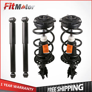 4x Shocks Complete Struts Assembly For Nissan Rogue 2008-2012 FWD AWD Front Rear