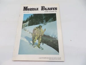MUZZLE BLASTS Magazine DEC 1973 JAN 1974 Blackpowder Hunting rifle pistol - Picture 1 of 6