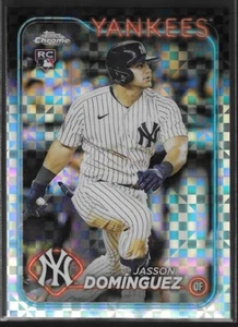 2024 Topps Chrome - X-Fractor #89 Jasson Dominguez (RC) - Picture 1 of 2