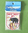 Patch vintage Voyager Originals Great Smoky Mountains avec ours noir rouge jaune