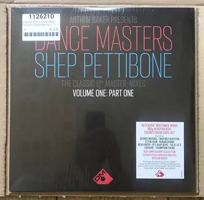 Arthur Baker Presents Dance Masters Shep Pettibone Mixes SIGNED 2 X Clear Vinyl - Image 1 of 4