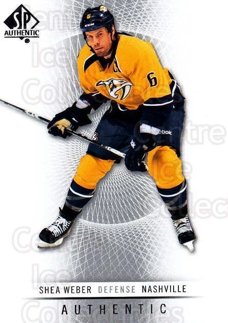 2012-13 SP Authentic #144 Shea Weber - Image 1 of 1