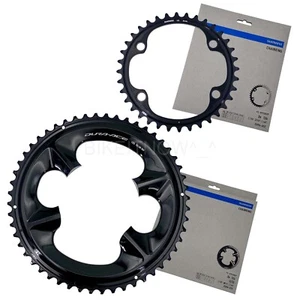 2x12S Shimano DURA-ACE Road Chainring 52/36T Black for FC-R9200 Crank Set New - Picture 1 of 7