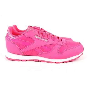 REEBOK CL LEATHER GIRL SQUAD JUNIOUR CLASSIC (UK_5, 5.5) PINK-WHITE BRAND NEW - Picture 1 of 8
