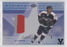 2001 ITG Be A Player Memorabilia All-Star Jersey Vault Ruby 1/1 Joe Sakic 01qm