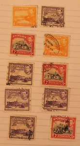 Cyprus Postage Stamp Lot Set - Picture 1 of 2