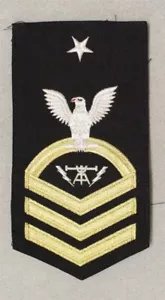 USN Navy Rate 132: SCPO, técnico de control de incendios - oropel - Imagen 1 de 1