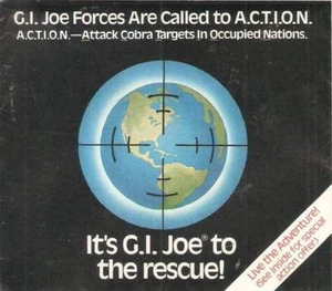 1987 GI Joe ACTION / A.C.T.I.O.N. Sky Hawk Cobra ASP oferta de correo JTC P550 - Imagen 1 de 8