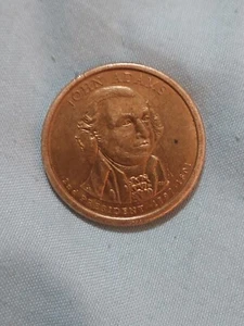 *VINTAGE* JOHN ADAMS 2nd President 1797-1801 1$ DOLLAR GOLD COIN IN GOD WE TRUST - Picture 1 of 2