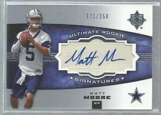 2007 Ultimate Collection #151 Matt Moore AU 171/250 RC (ref42911) - Image 1 of 1