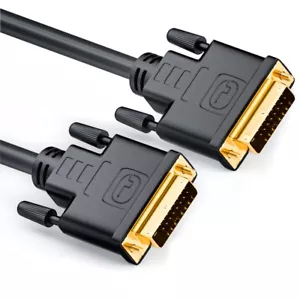 1,5m DVI zu DVI Kabel vergoldet DUAL LINK 1,5 m DVI D - Bild 1 von 6