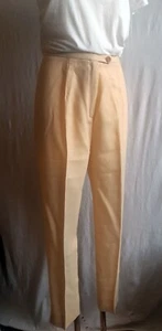 ANNEX schmale Sommerhose, feine Wolle, Gr. 38 gelb/beige irgendwie - Bild 1 von 5