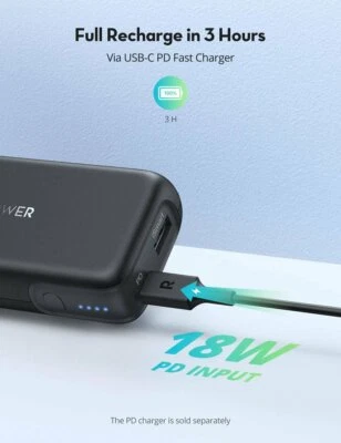 Pocket-Sized Powerhouse: 10000mAh Blitzing-Fast Charging - Your Reliable Energy - Image 1 of 4