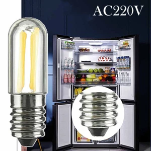 E14 E12 Led Refrigerator Bulb Cob Light Bulbs Dimmable 4w Filament 1w 2w Fridge - Picture 1 of 9