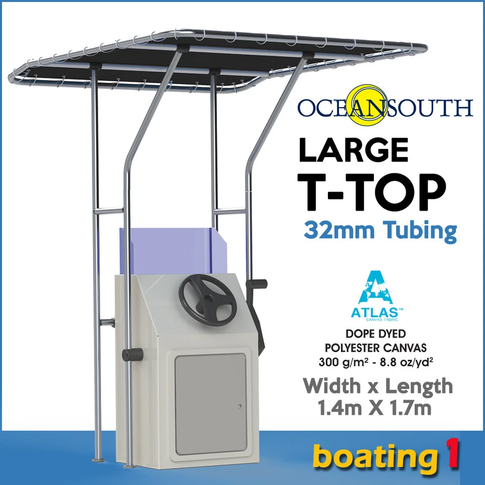 Boat T Top Oceansouth 1.4mx1.7m - Protect/Shelter Cover from Sun - image 1 of 1