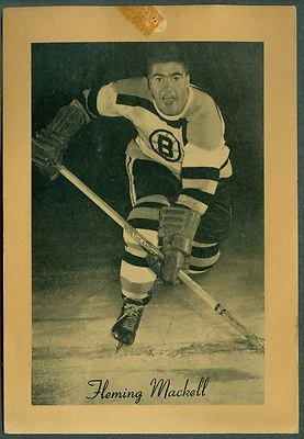 Fleming Mackell 1944-64 Group 2 Beehive '44 NHL Hockey Photo VG Boston Bruins - Image 1 of 2