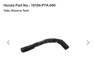 (1) BNIB OEM / Genuine 07-08 Honda Fit Reserve Tank Tube Hose 19104-P7A-000 - Picture 1 of 4