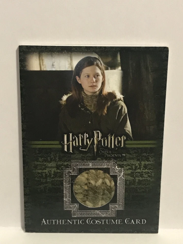 Harry Potter Order of the Phoenix Costume Card C5 Ginny Weasley - 628/660 - Image 1 of 2