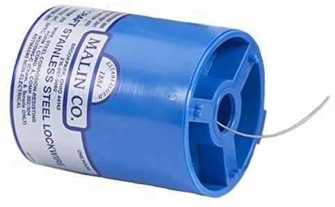 Malin Aviation Stainless Steel Lock Safety Wire .032 MS 20995 C 32 SS 1 LB