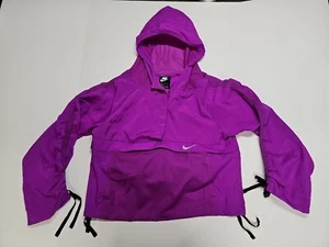 Nike Girls XL Purple Pink Magenta Mesh Jacket Windbreaker Coat - Picture 1 of 13