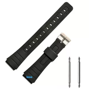 Correa Goma Para Reloj CASIO F-91W / W-59/ F-105W - Incluye 2 Pasadores De 18 mm - Imagen 1 de 4