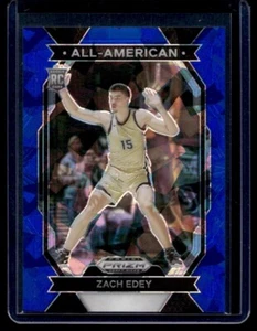 2024-25 Panini Prizm #15 Zach Edey Rookie Blue Ice All American /99 - Picture 1 of 2