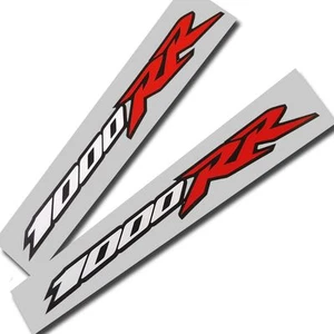 1000RR Motorcycle decals graphics stickers red,white and black 2pcs - Picture 1 of 2