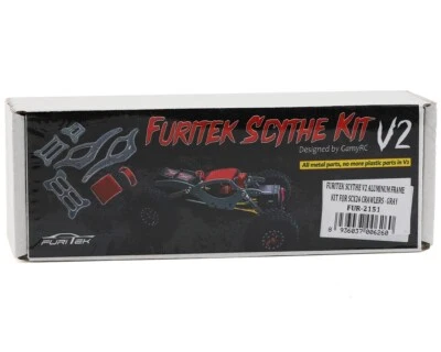 Furitek Scythe V2 Aluminum Frame Kit Grey Axial SCX24 FRU2151 FUR2151 FUR-2151 - Image 1 of 4