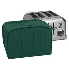 Ritz Quilted Four Slice Toaster Cover Dust Kitchen Home Protector Dark Green