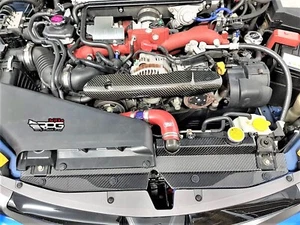 RPG Carbon Engine Bay Alternator Cover for 08-21 Subaru WRX STi VA GR EJ25 - Picture 1 of 12