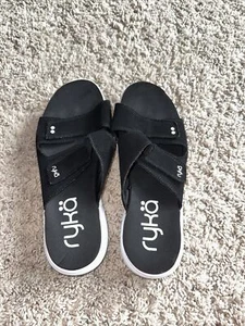 Sandalias para mujer Ryka talla 9,5 negras - Imagen 1 de 3