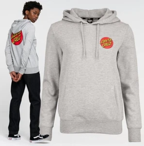 Santa Cruz Damen Hoodie - Classic Dot - Größe 8 - Skateboard / Surf Kapuze H grau - Bild 1 von 9