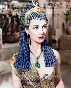 VIVIEN LEIGH in Caesar & Cleopatra 8| Stunning 8X10 Color Photo by CHIP SPRINGER - Picture 1 of 1
