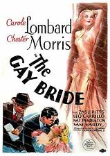 The Gay Bride, vintage movie advertising poster reproduction.