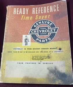 Ready Reference Time Saver Chevrolet Car Truck Parts Catalog 1952 - Picture 1 of 11