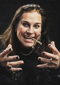 Ozzy Osbourne Unique Oils Illustration Print 01 (A4 Size - 210mm x 297mm). - Picture 1 of 2