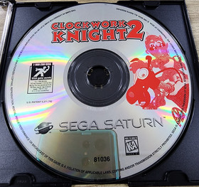 USED AUTHENTIC WORKING -) CLOCKWORK KNIGHT 2 (- GAME DISC ONLY - SEGA SATURN
