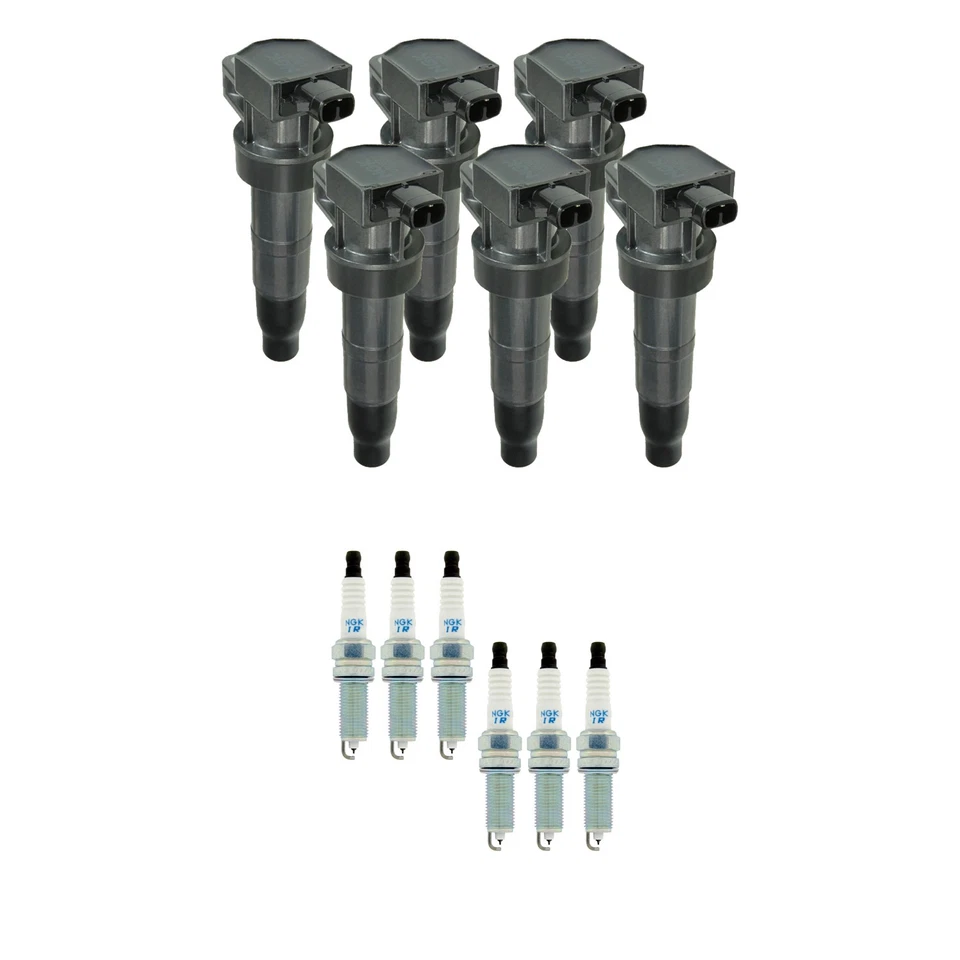 NGK Ignition Coil Kit For Hyundai Santa Fe Sorento Genesis Coupe Kia Sorento - Image 1 of 1