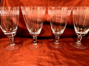 Fostoria Laurel Iced Tea/ Water Goblets Set of 4 - Picture 1 of 5
