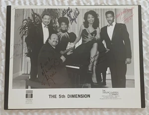 8x10 handsigniertes Gruppenfoto 5th Dimension signed To Randy - Bild 1 von 1
