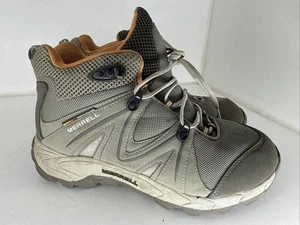 Merrell Reactor Ventilator Mid Kids Youth 6 US Gray Lace Up Boots 80157 - Picture 1 of 7