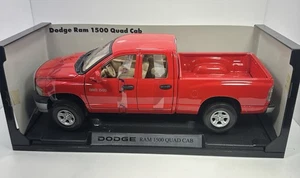 Motore Max scala 1/18 DODGE RAM 1500 "RED PICK-UP TRUCK" molto dettagliato e raro - Foto 1 di 12