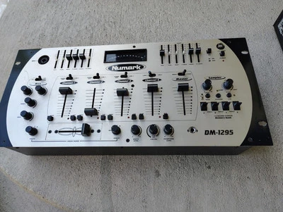 Numark DM1295 4-Channel Rackmount DJ Mixer Digital Sampling With Mic And Light - Image 1 of 4