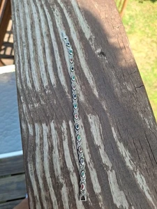 Signiertes Sterlingsilber Markasiten Armband 7 Zoll Halbedelsteine - Bild 1 von 6