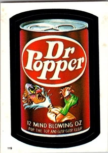 Pegatinas álbum Topps Wacky Packages 1982 #119 Dr. Popper - envío gratuito A - Imagen 1 de 2