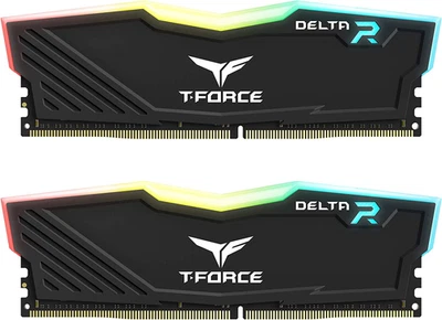 TEAMGROUP T-Force Delta RGB DDR4 16GB (2X8Gb) 3200Mhz (PC4-25600) CL16 Desktop M - Image 1 of 4