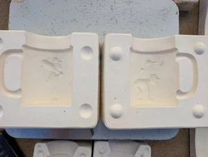 Baseball Becher Tasse Vintage Schlickerguss Keramikform - Bild 1 von 4